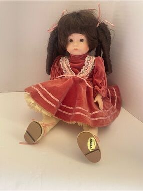 Vintage Porcelain Mann 14” Doll “Debbie”